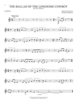 Favorite Disney Songs: Instrumental Play-Along - Clarinet - Book/Audio Online