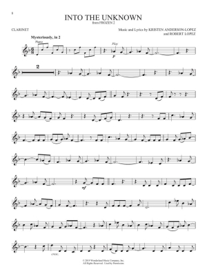 Favorite Disney Songs: Instrumental Play-Along - Clarinet - Book/Audio Online