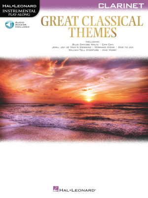 Hal Leonard - Great Classical Themes: Instrumental Play-Along - Clarinet - Book/Audio Online
