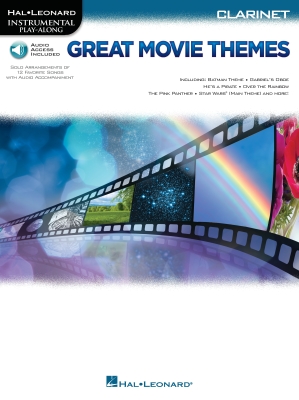 Hal Leonard - Great Movie Themes: Instrumental Play-Along - Clarinet - Book/Audio Online