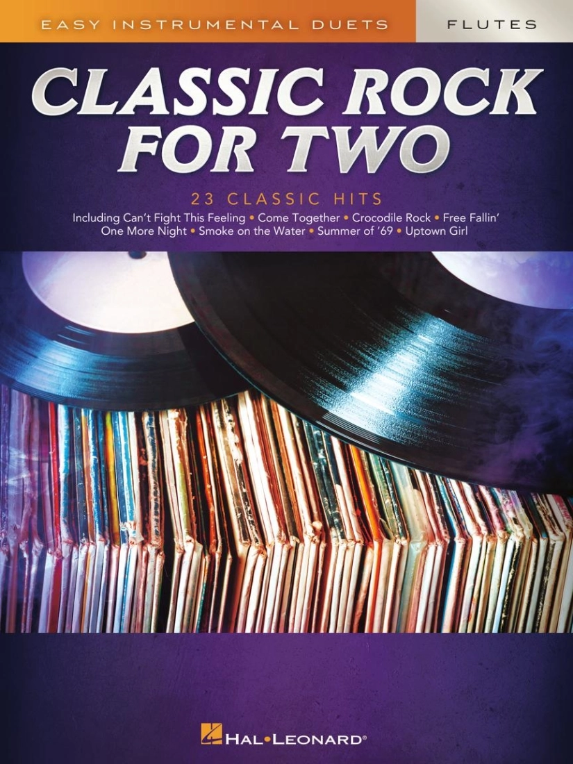 Classic Rock for Two Flutes: Easy Instrumental Duets - Flute Duet - Book