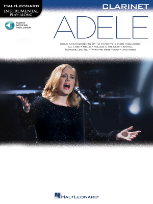 Hal Leonard - Adele: Instrumental Play-Along - Clarinet - Book/Audio Online