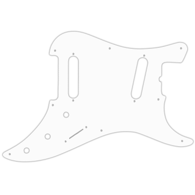 WD Music - Custom Pickguard for Fender 1981-1983 Original Bullet - White