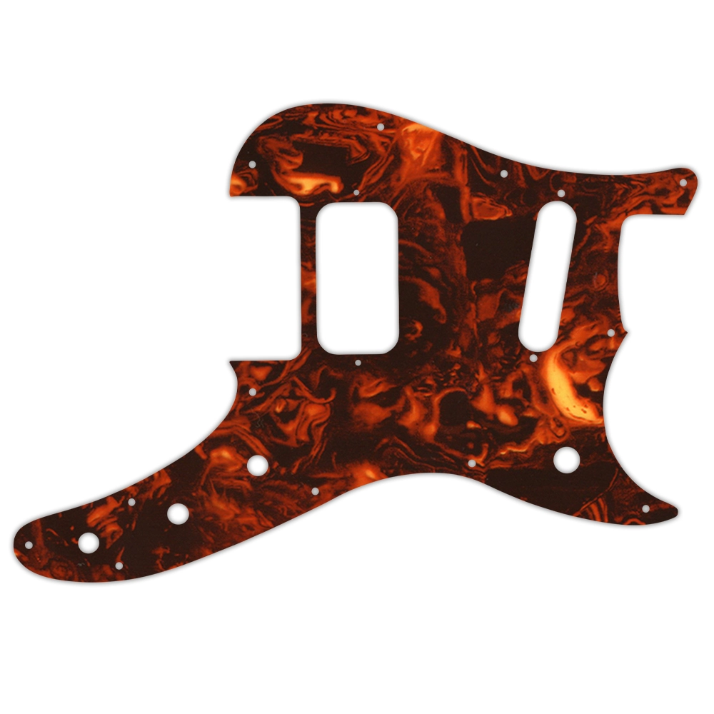 Custom Pickguard For Fender Duo-Sonic Offset HS - Faux Tortoise