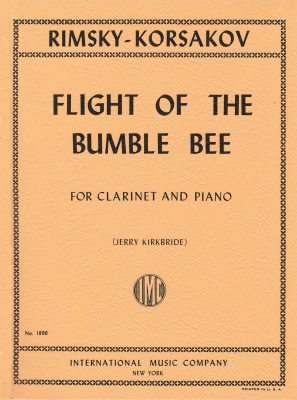 International Music Company - The Flight of the Bumble Bee - Rimsky-Korsakov/Kirkbride - Clarinet/Piano - Sheet Music