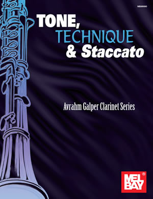 Mel Bay - Tone, Technique & Staccato Galper Clarinette Livre
