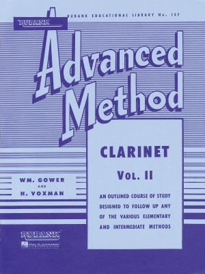 Rubank Publications - Rubank Advanced Method, Vol.2 Voxman, Gower Clarinette Livre