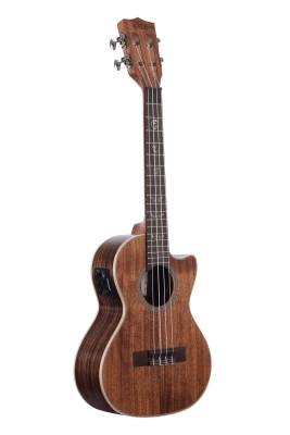 Solid Acacia Tenor Ukulele with Cutaway & EQ