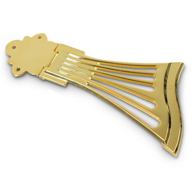 WD Music - Fan Style Tailpiece - Gold