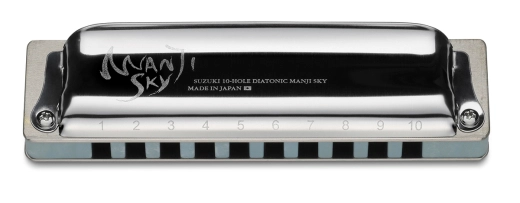 Suzuki - 10-Hole Diatonic Manji Sky Harmonica (G)