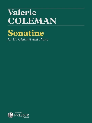 Theodore Presser - Sonatine Coleman Clarinette en sibmol et piano Partition individuelle