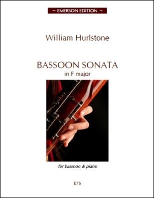June Emerson Wind Music - Sonata in F major - Hurlstone - Bassoon/Piano - Sheet Music