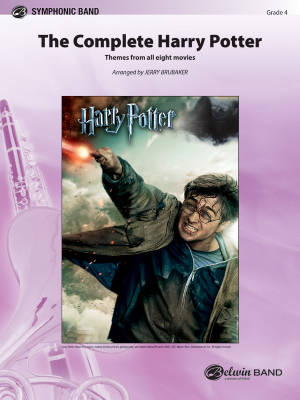 Belwin - The Complete Harry Potter (Themes from All Eight Movies) - Brubaker - Concert Band - Gr. 4