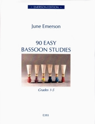 June Emerson Wind Music - 90 Easy Bassoon Studies - Emerson - Bassoon - Book