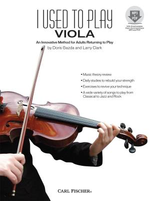 Carl Fischer - I Used To Play Viola - Clark/Gazda - Book/Media Online