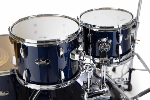 Roadshow 5-Piece Drum Kit (22,10,12,16,SD) with Hardware and Cymbals - Royal Blue