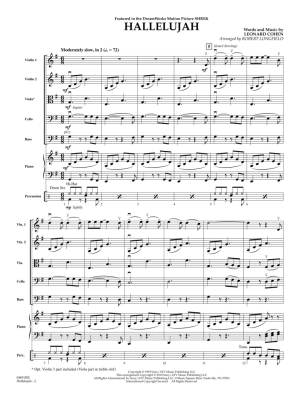 Hallelujah - Cohen/Longfield - String Orchestra - Gr. 2