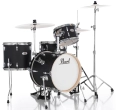 Pearl - Midtown 4-Piece Drum Kit (16,10,13,SD) with Hardware - Matte Asphalt Black