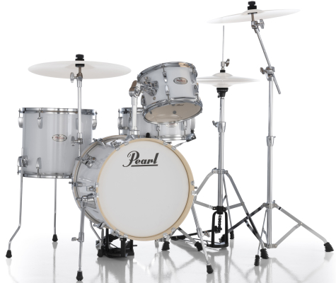 Midtown 4-Piece Drum Kit (16,10,13,SD) with Hardware - Pure White