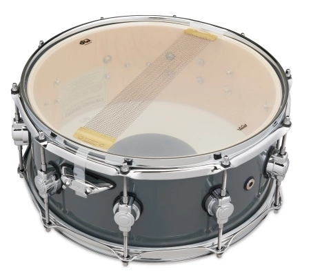 Design Series Maple 6x14\'\' Snare Drum - Steel Gray Gloss Lacquer