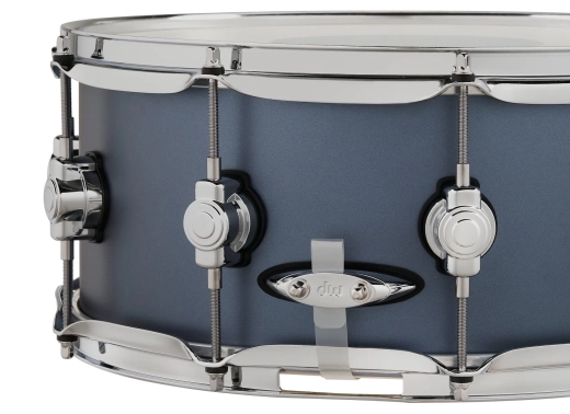 Design Series Maple 6x14\'\' Snare Drum - Blue Slate Satin