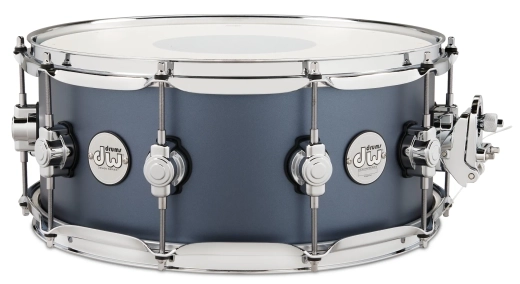 Drum Workshop - Design Series Maple 6x14 Snare Drum - Blue Slate Satin