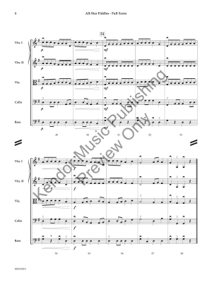 All-Star Fiddles - Davis - String Orchestra - Gr. 1.5