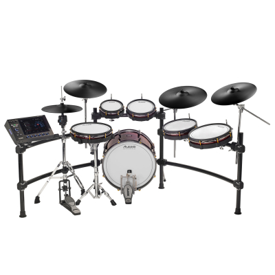 Alesis - Strata Prime 10-Piece Electronic Drum Kit with Touch Screen Drum Module