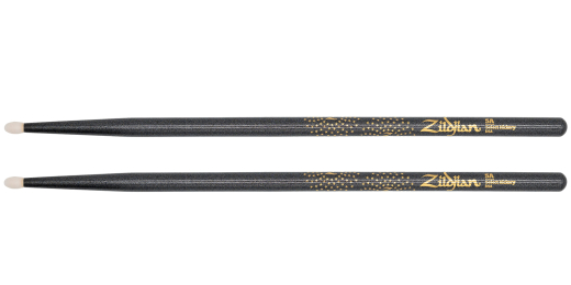 Zildjian - Limited Edition Z Custom Drumsticks Collection, 5A, Black Chroma - Nylon Tip