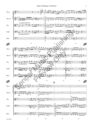 Gates of Olympus - Donahoe - String Orchestra - Gr. 3.5