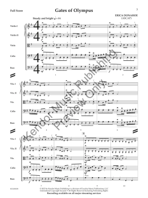 Gates of Olympus - Donahoe - String Orchestra - Gr. 3.5