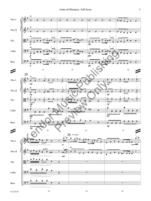 Gates of Olympus - Donahoe - String Orchestra - Gr. 3.5