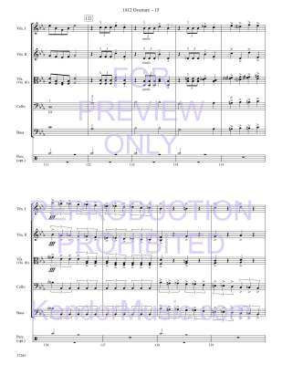 1812 Overture - Tchaikovsky/Monday - String Orchestra - Gr. 4.5