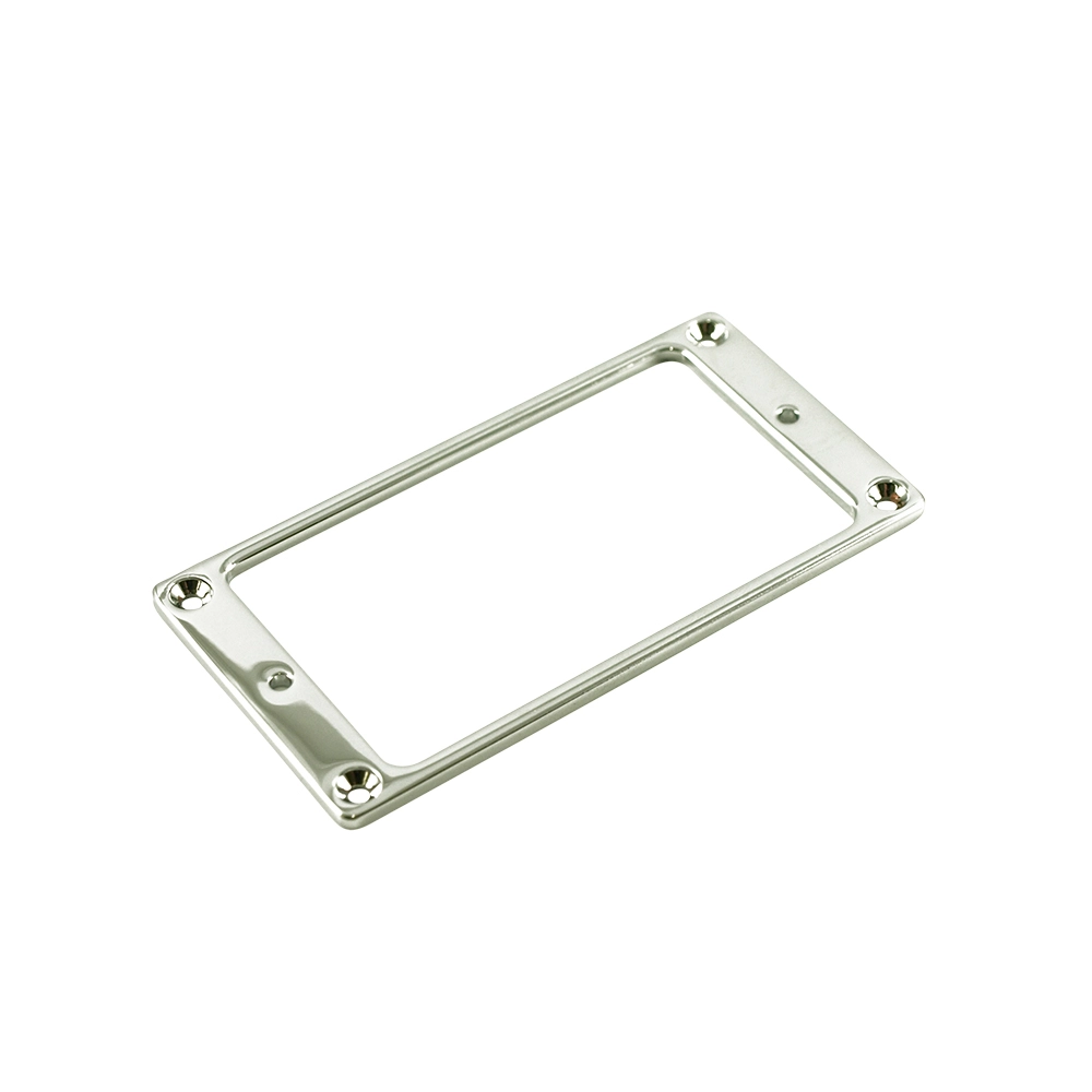 Low Profile Metal Humbucker Pickup Mounting Ring - Chrome