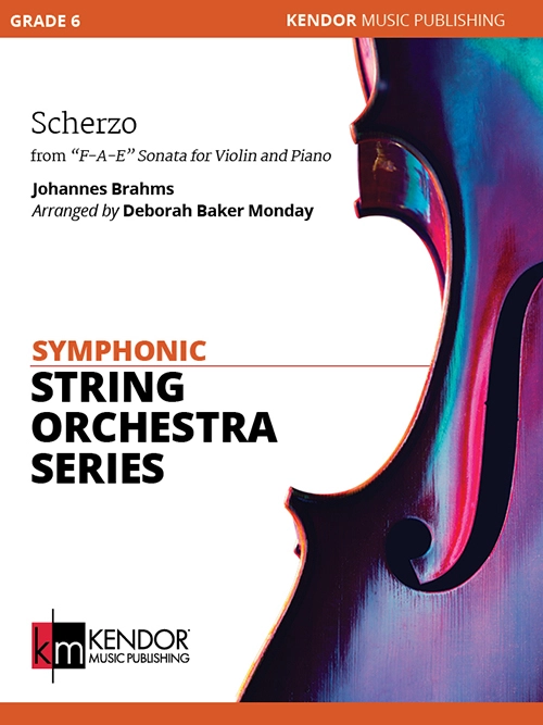 Scherzo (from \'\'F-A-E\'\' Sonata for Violin and Piano) - Brahms/Monday - String Orchestra - Gr. 6