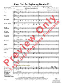 Short Cuts for Beginning Band -- #2 - Various/Story - Concert Band - Gr. 1