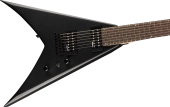 JS Series King V JS22-7 KV HT 7-String Electric Guitar, Amaranth Fingerboard - Satin Black