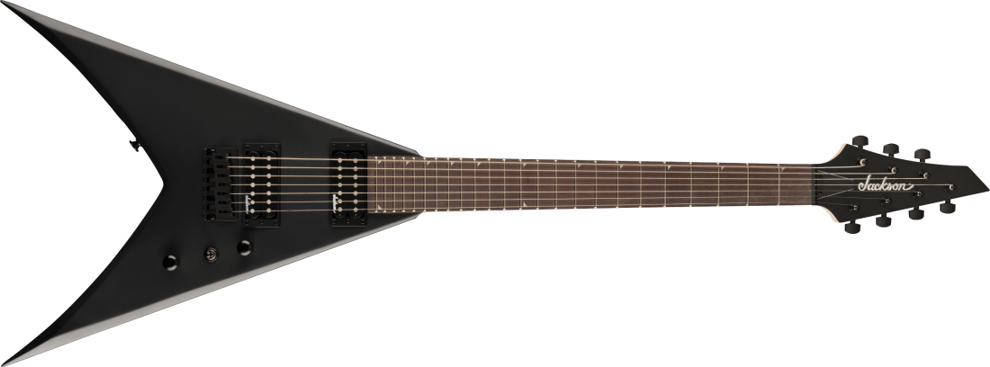 JS Series King V JS22-7 KV HT 7-String Electric Guitar, Amaranth Fingerboard - Satin Black