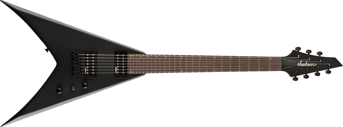 JS Series King V JS22-7 KV HT 7-String Electric Guitar, Amaranth Fingerboard - Satin Black