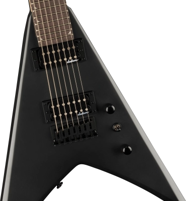 JS Series King V JS22-7 KV HT 7-String Electric Guitar, Amaranth Fingerboard - Satin Black