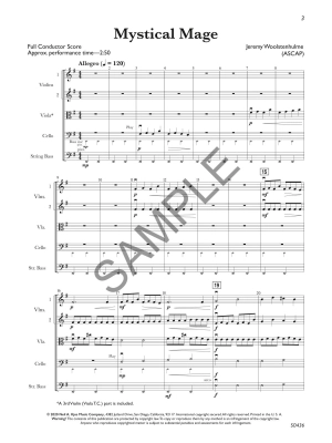 Mystical Mage - Woolstenhulme - String Orchestra - Gr. 1.5