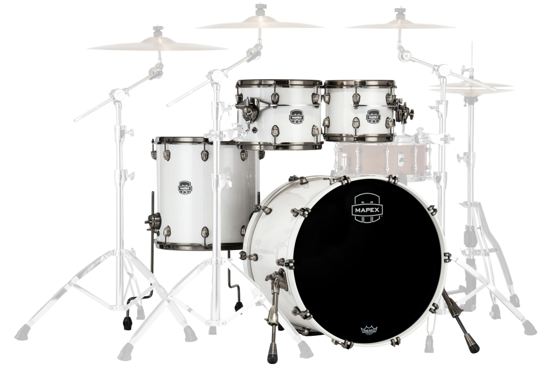 Saturn Evolution 4-Piece Shell Pack (22,10,12,16) - Polar White