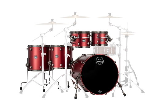 Mapex - Saturn Evolution 5-Piece Shell Pack (22,10,12,14,16) - Tuscan Red