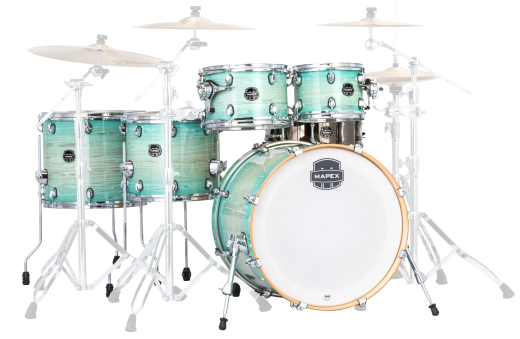 Armory 6-Piece Shell Pack (22,10,12,14,16,SD) with Extra Deep Bass Drum - Ultramarine