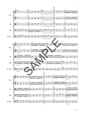 Sinfonia in A Minor - Telemann/Mathews - String Orchestra - Gr. 2