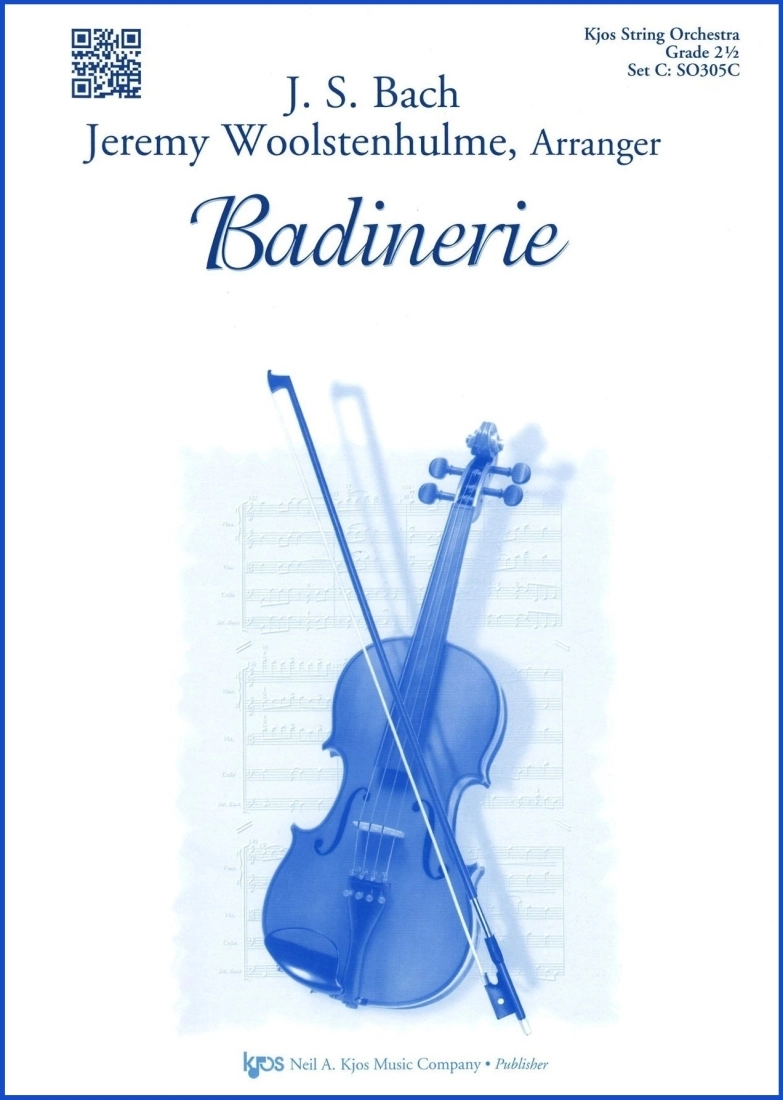 Badinerie - Bach/Woolstenhulme - String Orchestra - Gr. 2.5