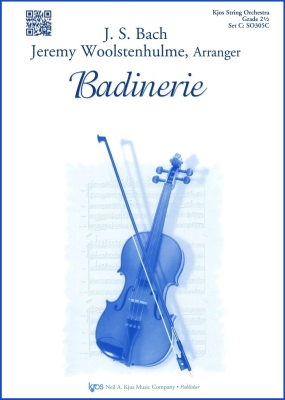 Kjos Music - Badinerie - Bach/Woolstenhulme - String Orchestra - Gr. 2.5