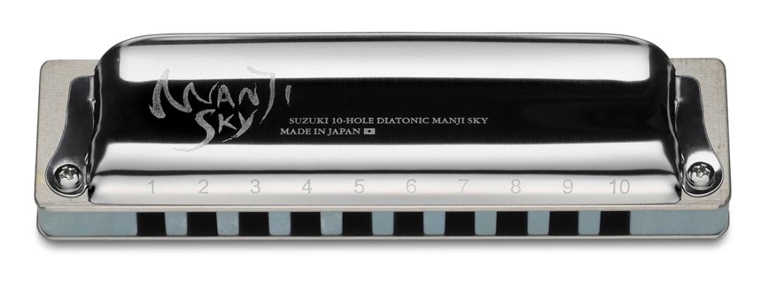 10-Hole Diatonic Manji Sky Harmonica (D)