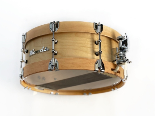 Birch 5.5x14\'\' Snare Drum with Wood Hoop