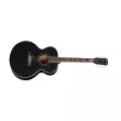 Epiphone - J-180 LS Acoustic\/Electric Guitar with Case - Ebony
